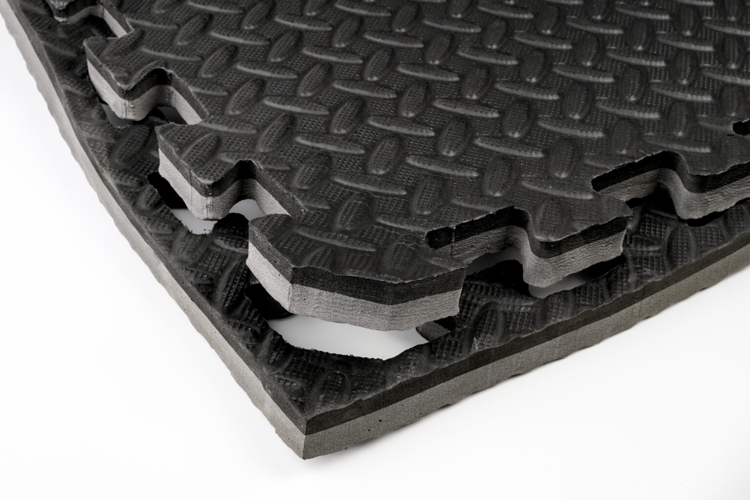 26 mm damla desen siyah tatami 100x100 cm spor salonu zemini ve çocuk odası yer döşemesi